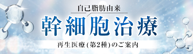 自己脂肪由来 幹細胞治療