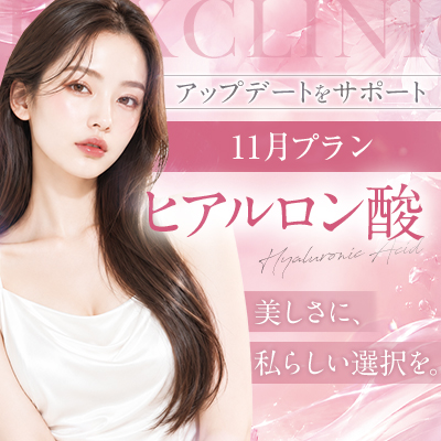 【11月】ヒアルロン酸のご案内